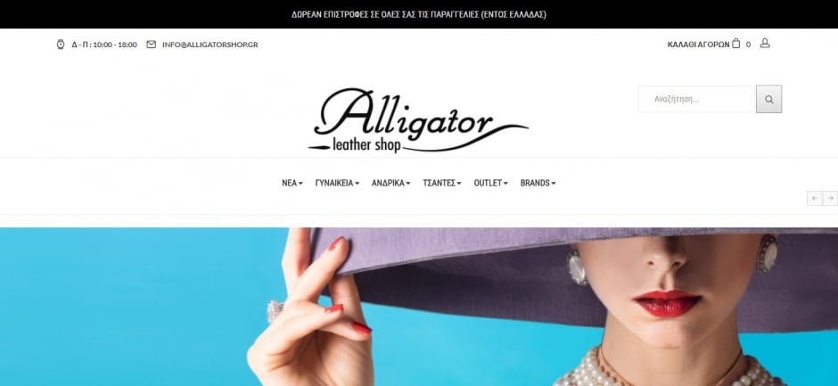 κατασκευη eshop alligatorshop.gr